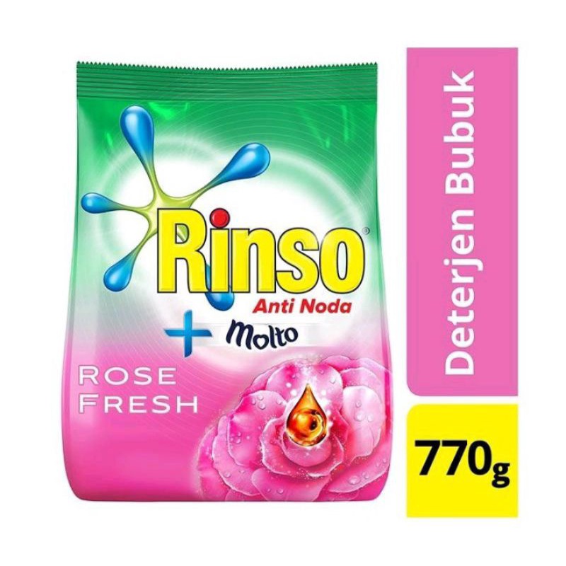 Detergen Rinso Anti Noda 770g